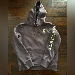 Carhartt Women’s Clarksburg Hoodie with Logo Purple